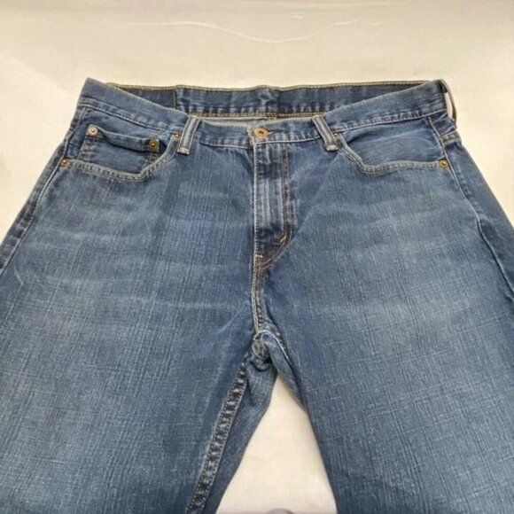 Levi's 569 Jeans Men's 34x30 Blue Drk Wash Loose Fit Straight Leg LEVI Denim GUC - Picture 12 of 12